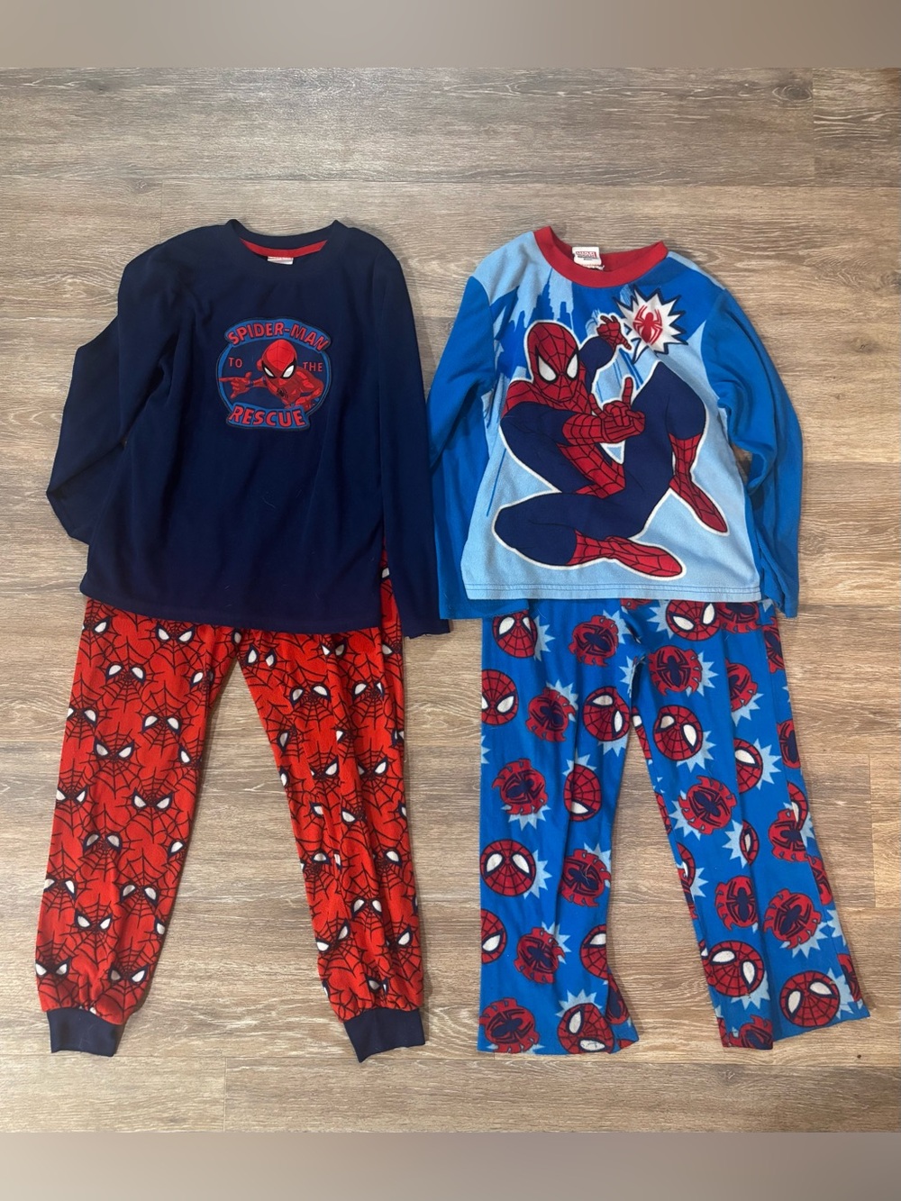 Set of 2 size 10 Kids Spider-Man Pajama Set - Red & Blue